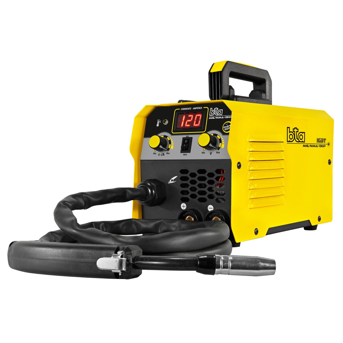 Soldadora Inverter Mig/Mma 120 Amperes Flux ▷ MIG/MMA-130P ◁ BTA Tools Soldadora Inverter Mig/Mma 120 Amperes Flux ▷ MIG/MMA-130P ◁